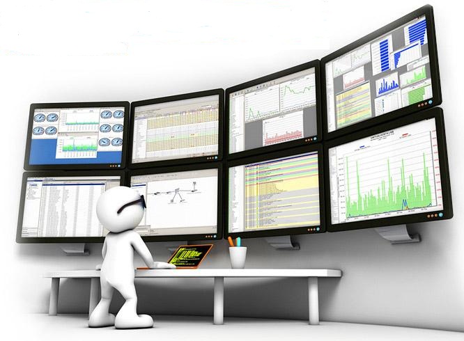 control center monitor a service